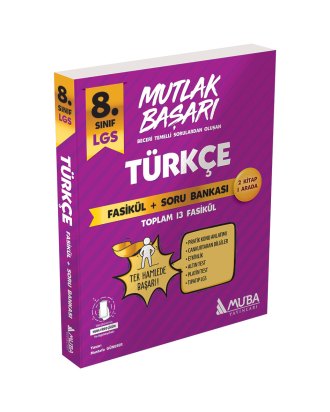 2017 MB LGS Türkçe Fasiküller+Soru Bankası