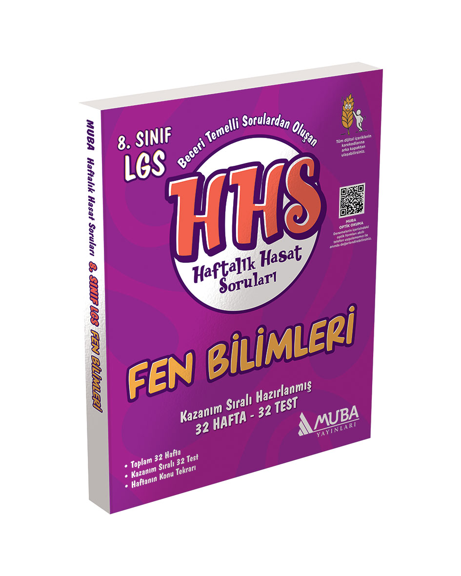 1421 - 8.Sınıf Fen Bilimleri Haftalık Hasat Soruları (HHS)