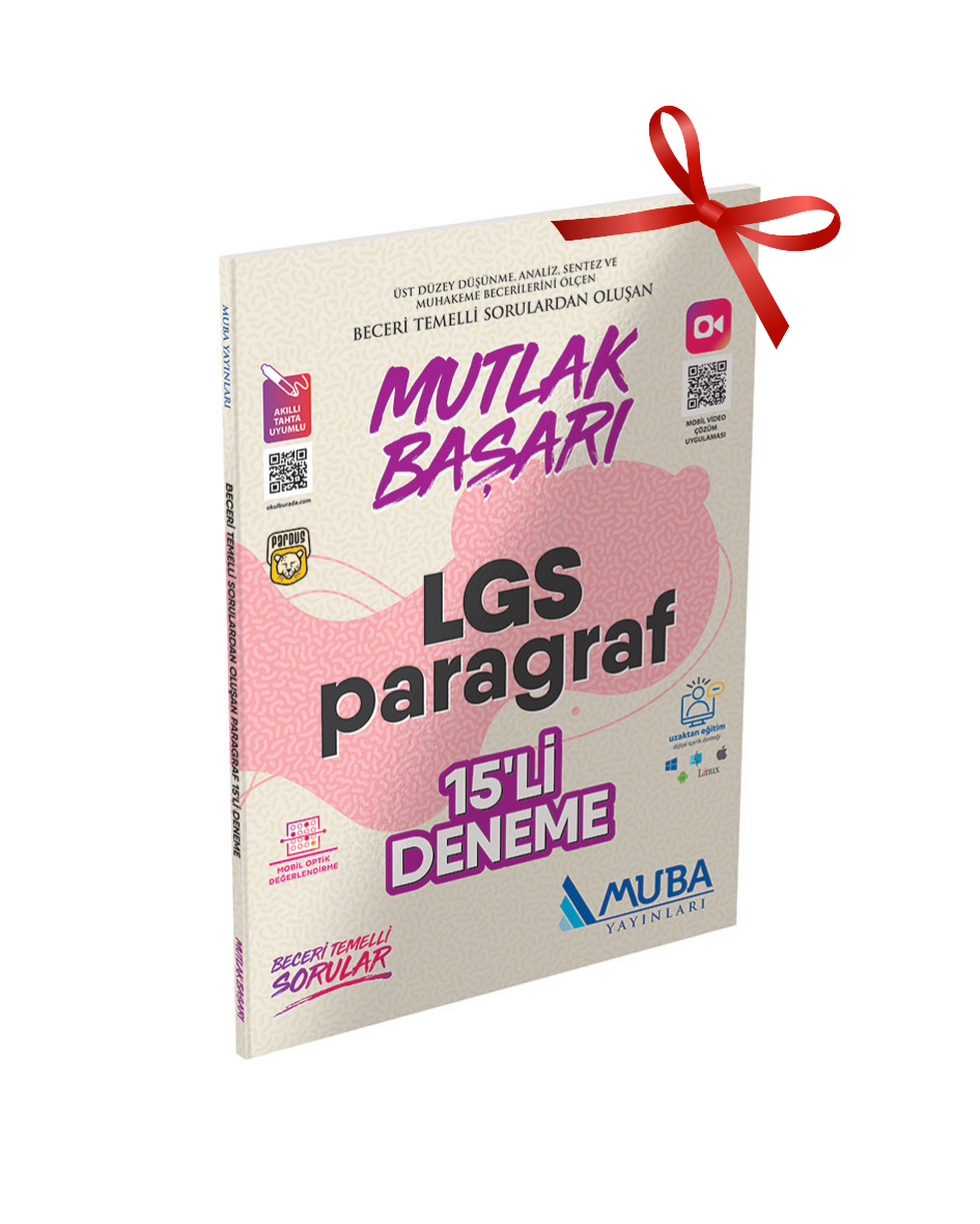 MB 8.Sınıf Paragraf 15li Deneme MB 8.Sınıf Paragraf 15li Deneme