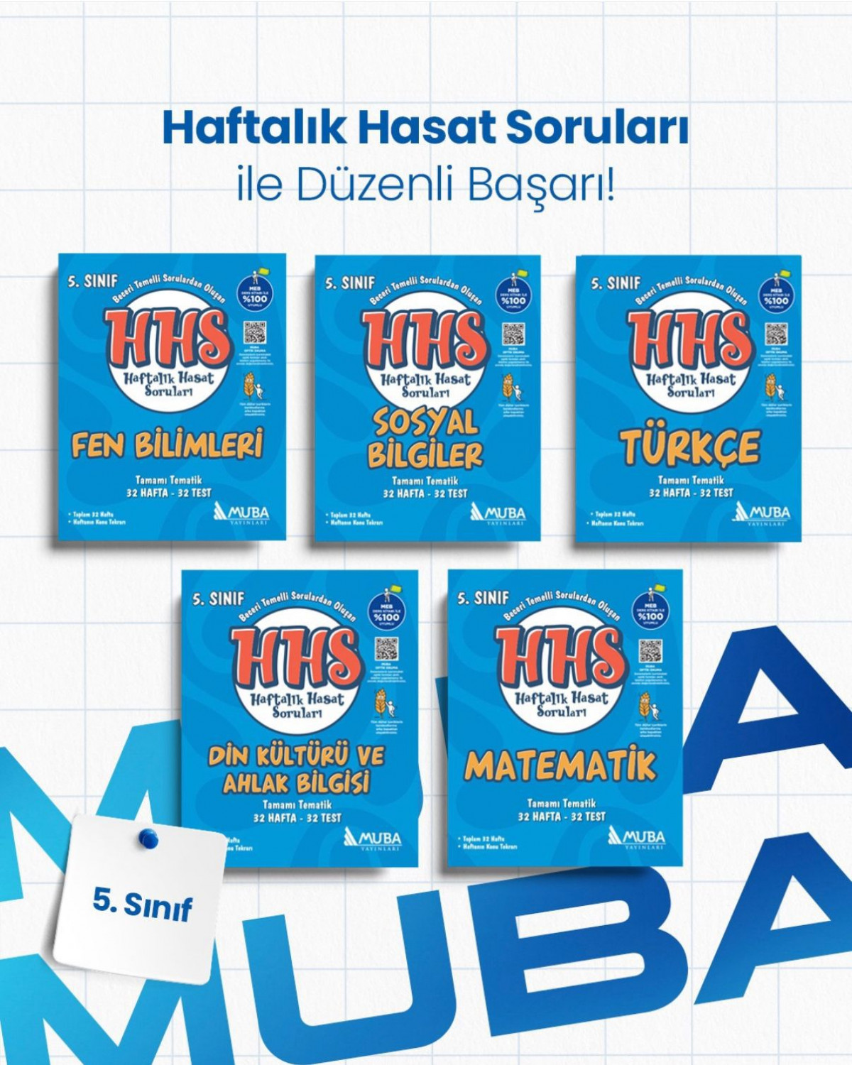 5. Sınıf Haftalık Hasat Soruları Full Set. (HHS)