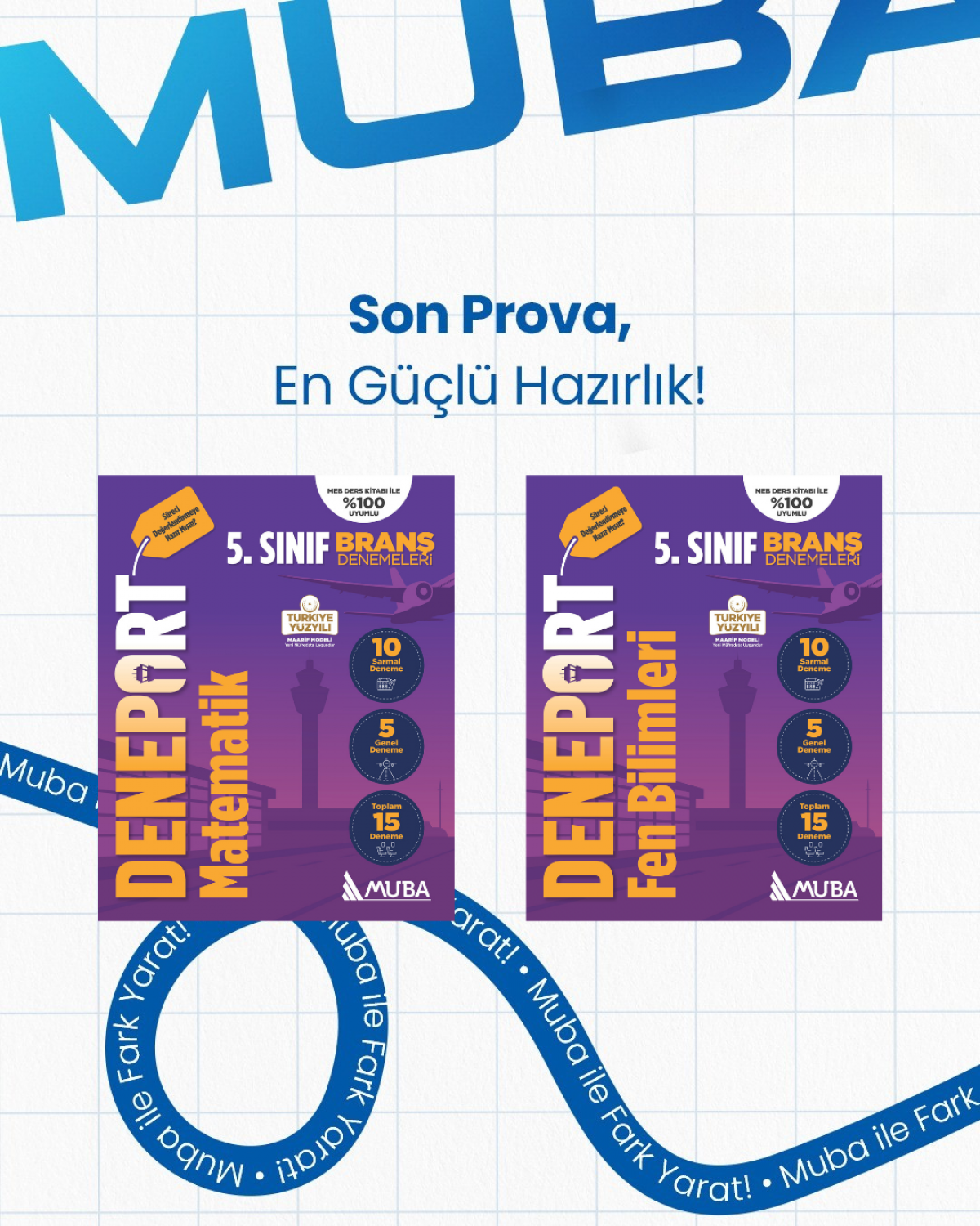 5. Sınıf Matematik ve Fen Bilimleri Deneport Set