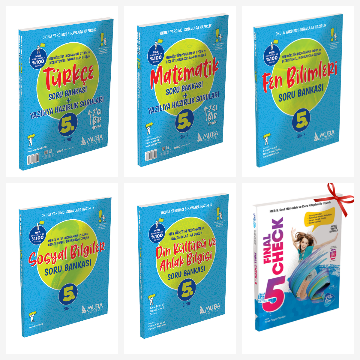 5.Sınıf Soru Bankası Full Set. Final Check Konu Özetli Soru Bankası Hediyeli!!