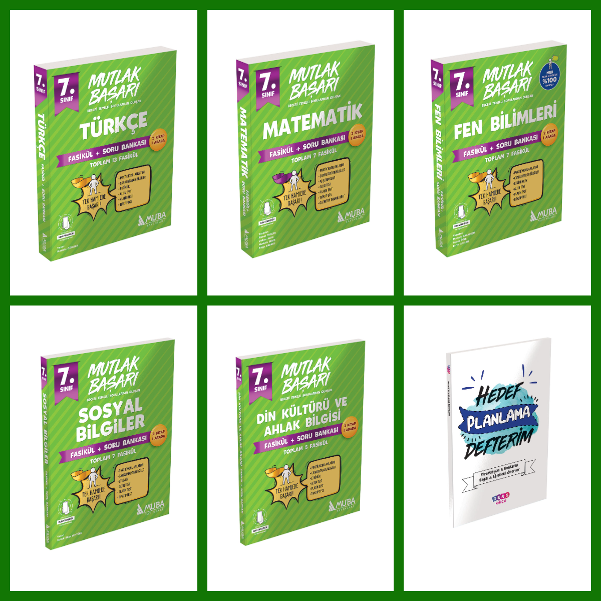 7. Sınıf Fasikül + Soru Bankası Set. 7. Sınıf Fasikül + Soru Bankası Set.