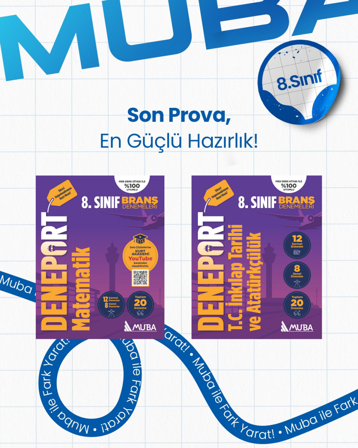 8. Sınıf Matematik ve İnkılap Tarihi Deneport Set