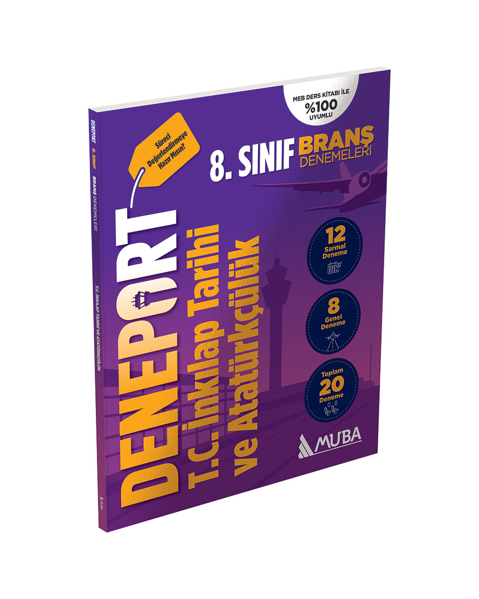 8. Sınıf Türkçe - İnkılap Tarihi ven Din Kültürü Deneport Set 8. Sınıf Türkçe - İnkılap Tarihi ven Din Kültürü Deneport Set