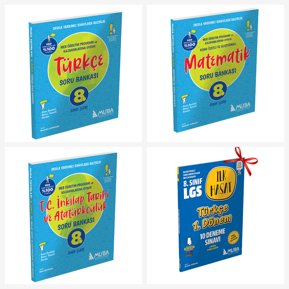 8. Sınıf Türkçe-Matematik ve T.C. İnkılap Tarihi ve Atatürkçülük S. B. Seti. Türkçe İlk Hasat 10 Deneme S.1.Dönem Hediyeli!! 8. Sınıf Türkçe-Matematik ve T.C. İnkılap Tarihi ve Atatürkçülük S. B. Seti. Türkçe İlk Hasat 10 Deneme S.1.Dönem Hediyeli!!