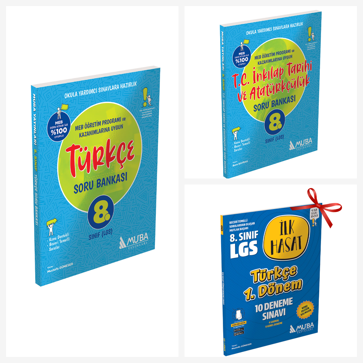 8. Sınıf Türkçe ve T.C. İnkılap Tarihi ve Atatürkçülük Soru Bankası Seti. Türkçe İlk Hasat 10 Deneme Sınavı (1.Dönem) Hediyeli!! 8. Sınıf Türkçe ve T.C. İnkılap Tarihi ve Atatürkçülük Soru Bankası Seti. Türkçe İlk Hasat 10 Deneme Sınavı (1.Dönem) Hediyeli!!