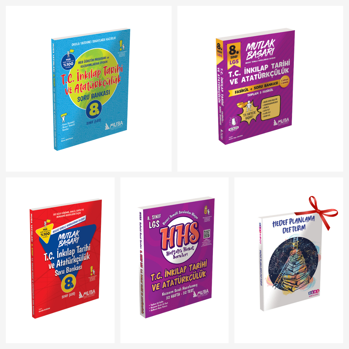 8.Sınıf İnkılap Tarihi Seti. Hedef Planlama Hediyeli!! 8.Sınıf İnkılap Tarihi Seti. Hedef Planlama Hediyeli!!