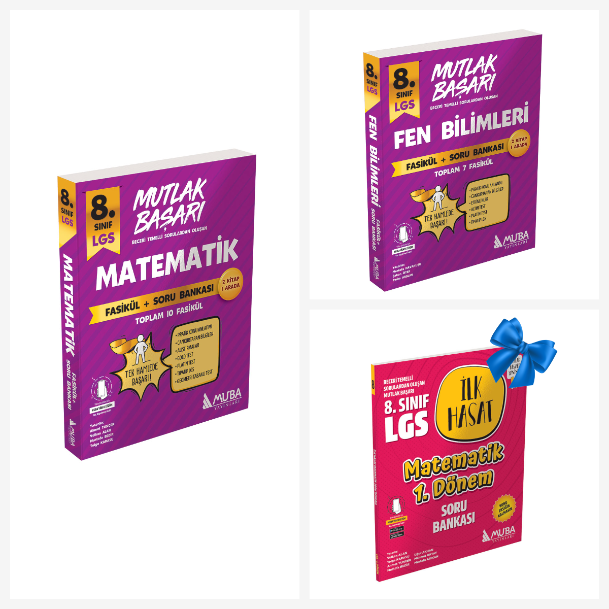 8.Sınıf Matematik ve Fen Bilimleri Fasikül + Soru Bankası Seti. Lgs Matematik Ilk Hasat Soru B. (1.DÖNEM) Hediyeli!!