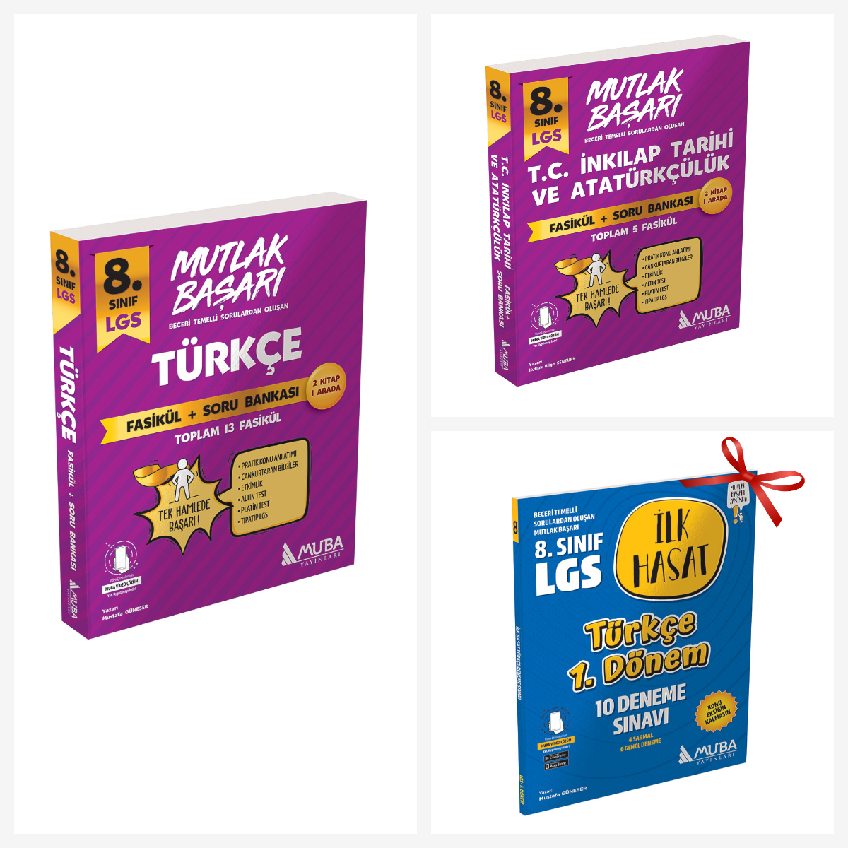 8.Sınıf Türkçe ve İnkilap Tarihi Fasikül + Soru Bankası Seti. Türkçe İlk Hasat 10 Deneme S.1.Dönem Hediyeli!! 8.Sınıf Türkçe ve İnkilap Tarihi Fasikül + Soru Bankası Seti. Türkçe İlk Hasat 10 Deneme S.1.Dönem Hediyeli!!