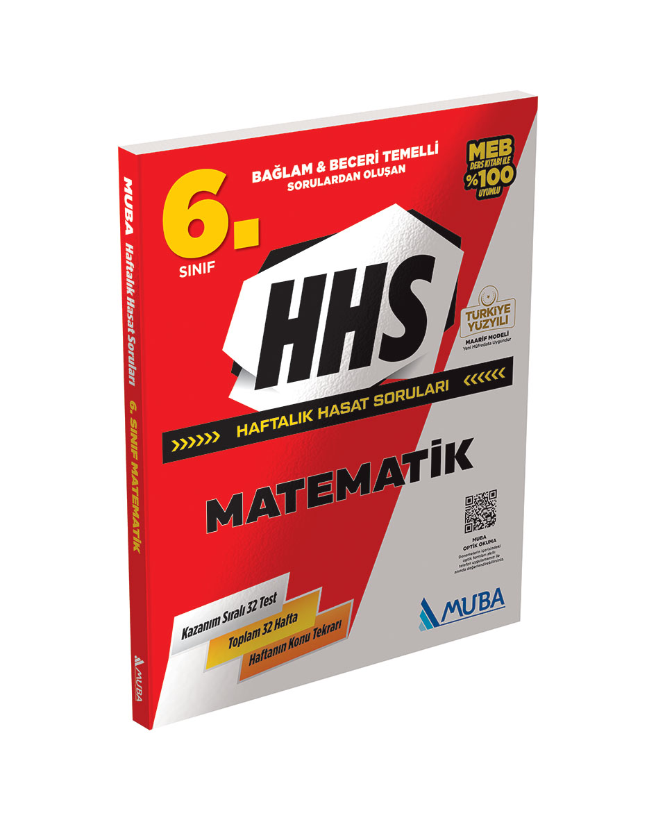 HHS6001 - 6.Sınıf Matematik Haftalık Hasat Soruları (HHS) HHS6001 - 6.Sınıf Matematik Haftalık Hasat Soruları (HHS)