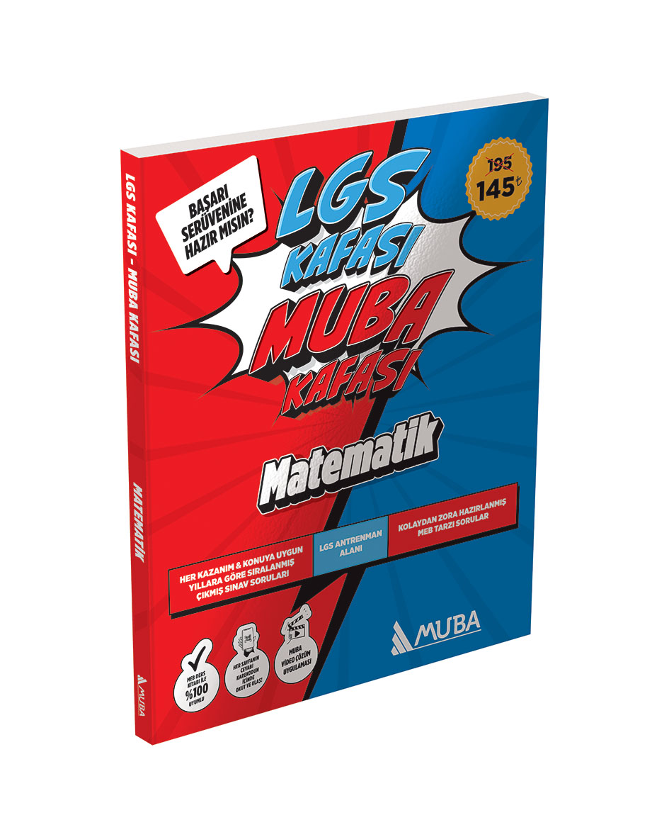 LGS KAFASI - MUBA KAFASI Türkçe - Matematik - Fen B. ve İnkılap T. Set Soru Bankası !!! LGS KAFASI - MUBA KAFASI Türkçe - Matematik - Fen B. ve İnkılap T. Set Soru Bankası !!!