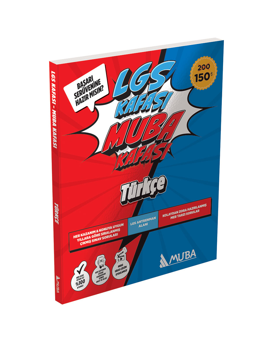 LGS KAFASI - MUBA KAFASI Türkçe - Matematik - Fen B. ve İnkılap T. Set Soru Bankası !!! LGS KAFASI - MUBA KAFASI Türkçe - Matematik - Fen B. ve İnkılap T. Set Soru Bankası !!!