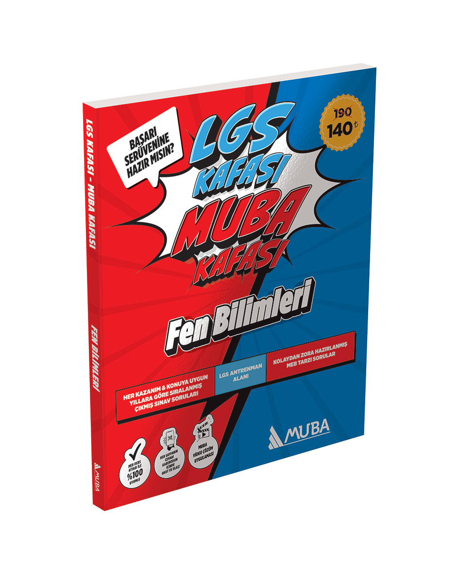 LGS KAFASI - MUBA KAFASI Türkçe - Matematik - Fen B. ve İnkılap T. Set Soru Bankası !!! LGS KAFASI - MUBA KAFASI Türkçe - Matematik - Fen B. ve İnkılap T. Set Soru Bankası !!!