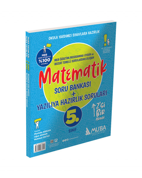 0510 - 5. Sınıf Matematik Soru Bankası + Yazılıya Hazırlık Soruları 2'Si 1 Arada