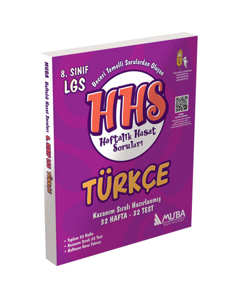 1420 - 8.Sınıf Türkçe Haftalık Hasat Soruları (HHS)