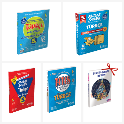 5.Sınıf Türkçe Seti. Hedef Planlama Hediyeli !!