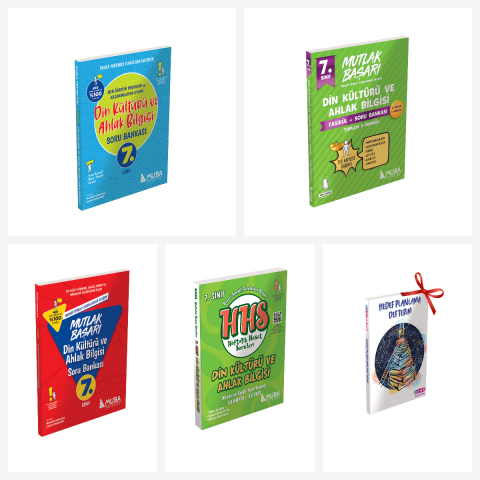 7.Sınıf Din Kültürü ve Ahlak Bilgisi Seti. Hedef Planlama Hediyeli !!