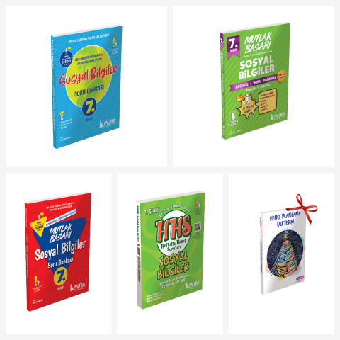7.Sınıf Sosyal Bilgiler Seti. Paragraf Soru Bankası Hediyeli!!
