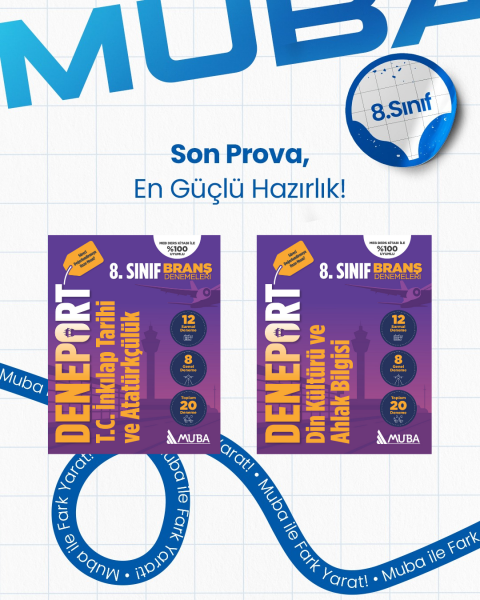 8. Sınıf İnkılap Tarihi ve Din Kültürü Deneport Set