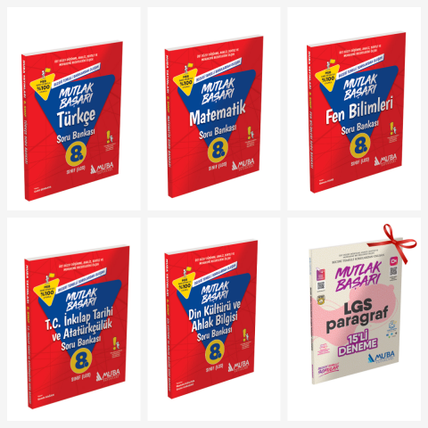 8. Sınıf MB LGS Soru Bankası Full Set. Beceri Temelli S. O. LGS Paragraf 15'li D. Hediyeli!!
