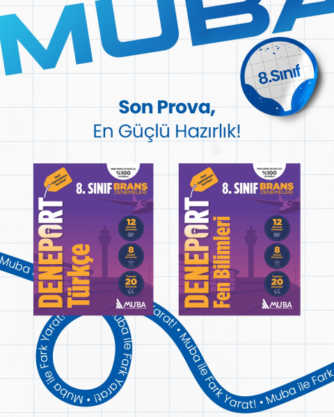 8. Sınıf Türkçe ve Fen Bilimleri Deneport Set