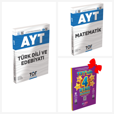 AYT-TÖF (Tam Öğrenme Fasikülleri) Edebiyat-Matematik Set. TYT'nin 4 Star Denemesi Hediyeli!!
