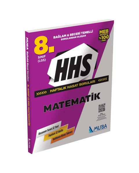 HHS8001 8.Sınıf Matematik Haftalık Hasat Soruları. (HHS)