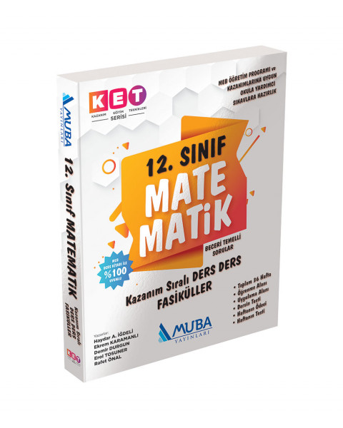 KET 12. Sınıf Matematik Defter ve Kitap