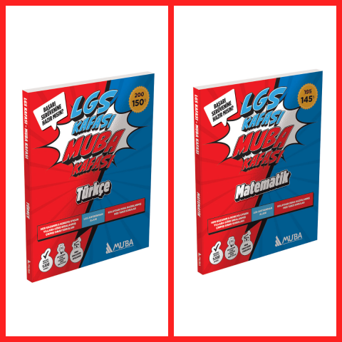 LGS KAFASI - MUBA KAFASI Türkçe ve Matematik Set Soru Bankası !!!