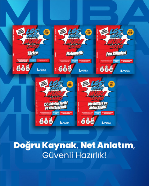 LGS KAFASI - MUBA KAFASI Soru Bankası Set.