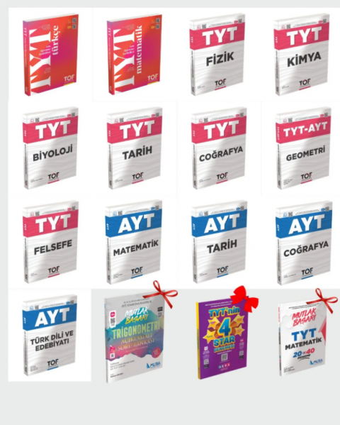 TYT-AYT-TÖF Eşit Ağırlık Full Set. Hediyeli!!