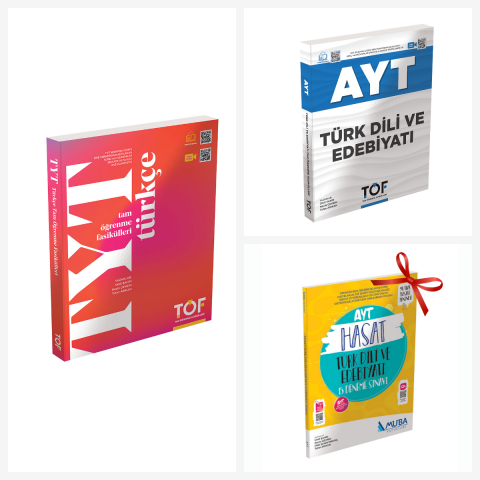 TYT-AYT-TÖF Türkçe-Edebiyat Set. AYT Hasat Türk Dili ve Edebiyatı 15 D. Sınavı Hediyeli!!
