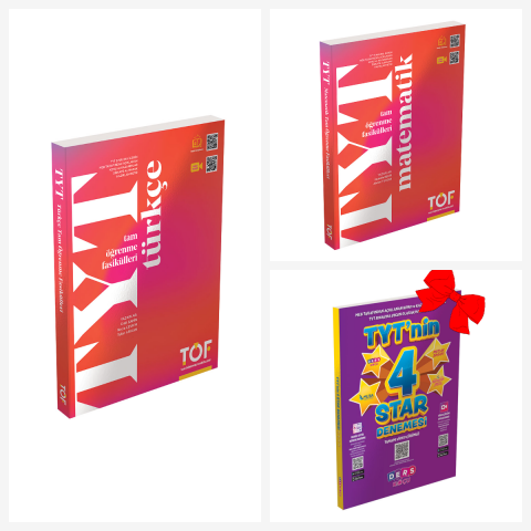 TYT-TÖF (Tam Öğrenme Fasikülleri) Türkçe-Matematik Set. TYT'nin 4 Star Denemesi Hediyeli!!