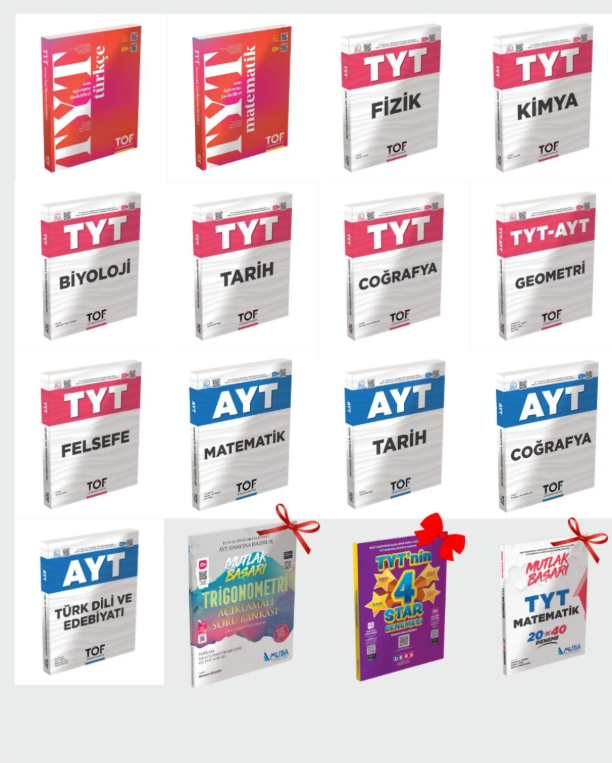 TYT-AYT-TÖF Eşit Ağırlık Full Set. Hediyeli!!