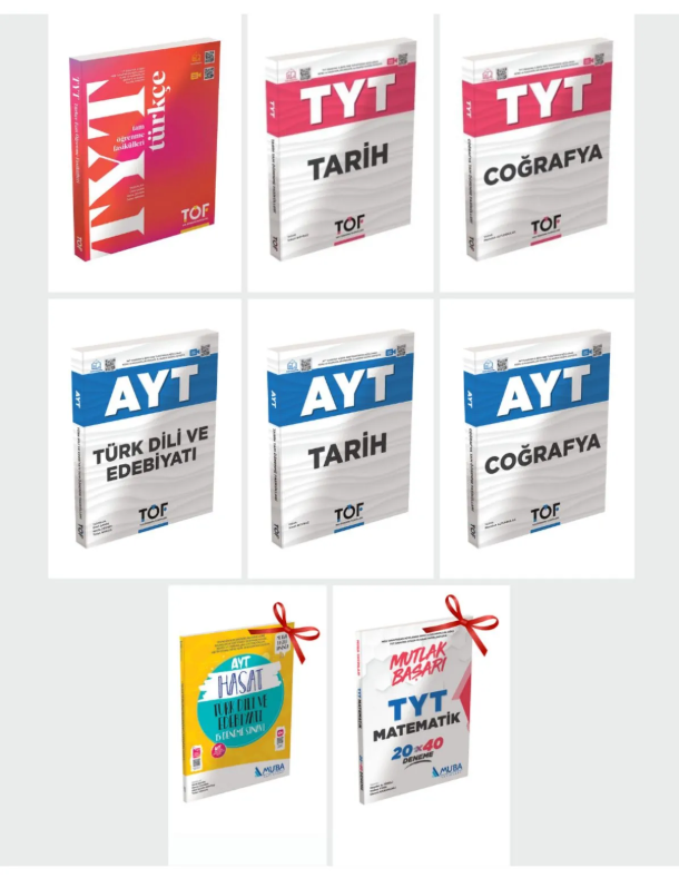 TYT-AYT-TÖF Sözel Set.  AYT Hasat Edebiyatı 15 D. Sınavı, TYT MB Matematik Deneme Hediyeli!!